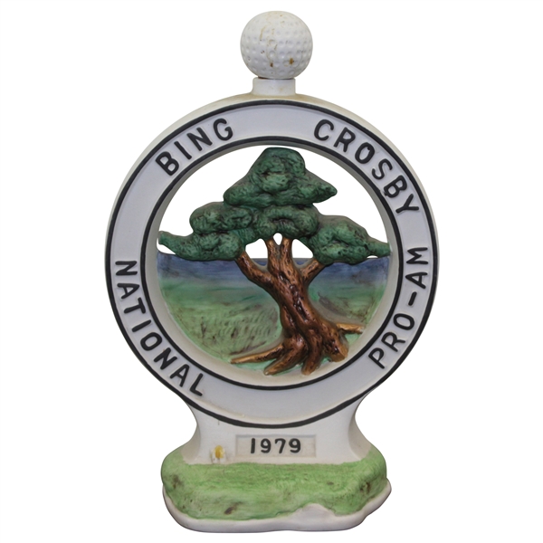 Barry Jaeckels 1979 Bing Crosby National Pro-Am Porcelain Decanter