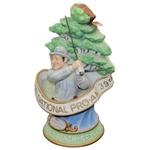 Barry Jaeckel's 1980 Bing's 39th National Pro-Am Porcelain Decanter with Bing Golfing