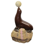 Barry Jaeckel's 42nd Crosby Decanter with Seal on Rock - 10 Tall