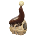 Barry Jaeckel's 42nd Crosby Decanter with Seal on Rock - 10 Tall