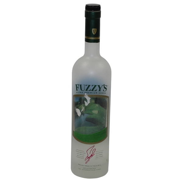 Barry Jaeckels Fuzzys Ultra Premium Vodka Empty Bottle