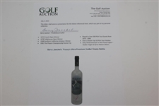 Barry Jaeckel's 'Fuzzy's Ultra Premium Vodka' Empty Bottle