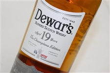 2021 US Open Special Champions Edition Dewar's Blended Scotch Whisky Bottle in Box