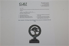 Barry Jaeckel's 1976 Bing Crosby National Pro-Am Cast Iron Contestant Gift with Flag!