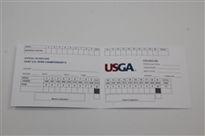 Champion Jon Rahm Signed 2021 US Open at Torrey Pines Official Scorecard JSA ALOA