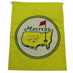 Fred Couples Signed Undated Masters Yellow Embroidered Garden Flag w/1992 JSA ALOA