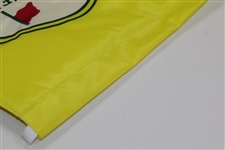 Fred Couples Signed Undated Masters Yellow Embroidered Garden Flag w/1992 JSA ALOA