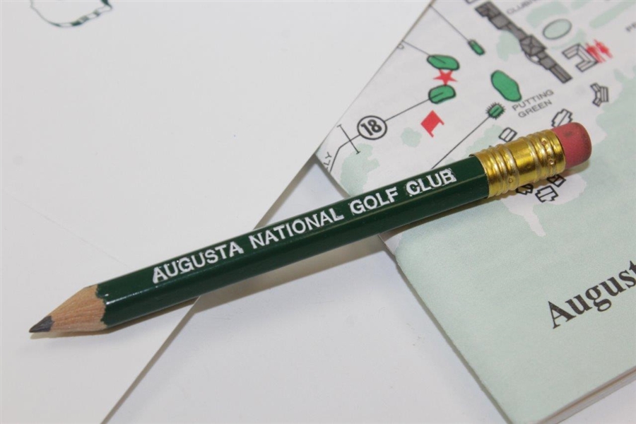 1997 Masters Spectator Guide with Augusta Natioanal Golf Club Scorecard & Pencil