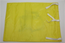 2001 Masters Tournament Embroidered Yellow Flag - Tiger Woods Win