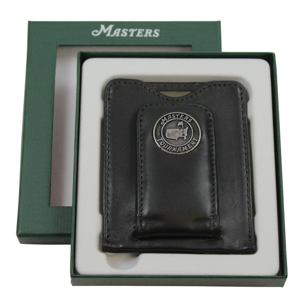 Masters Tournament Undated Black Money Clip/Wallet in Original Box
