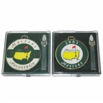 2004 & 2011 Masters Tournament Bag Tags in Original Boxes