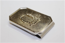 Masters Tournament Undated Silvertone Money Clip in Original Box