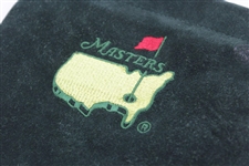 Masters Tournament Logo Green Embroidered Pouch - Felt & Cloth