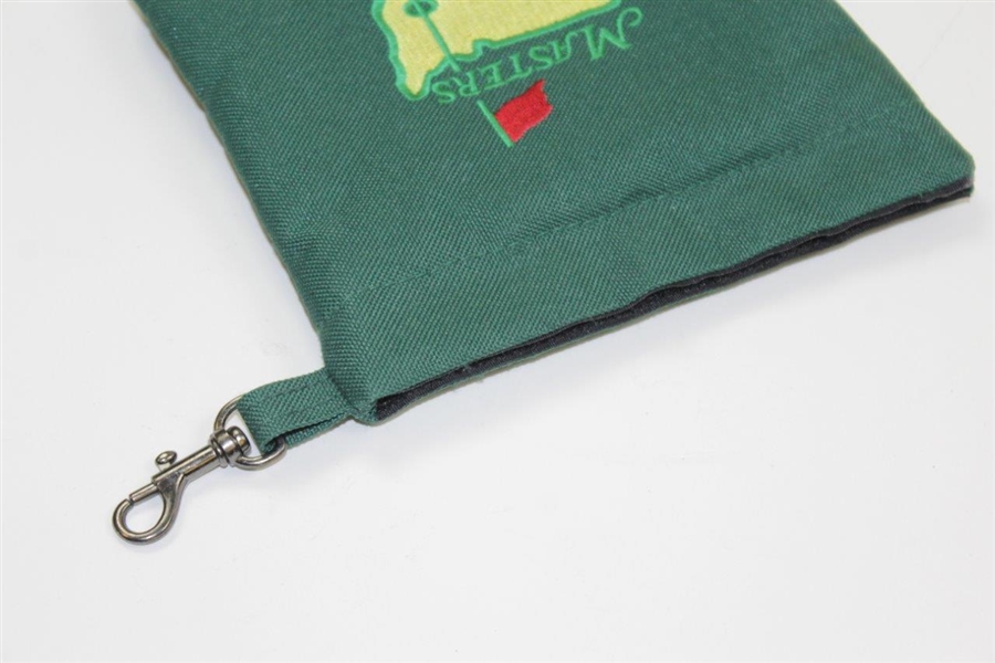 Masters Tournament Logo Green Embroidered Pouch