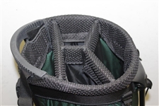 Masters Tournament Undated Green & Black Full Size Stand Golf Bag w/Tags