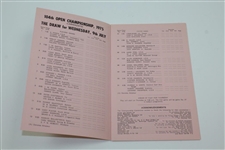 1975 OPEN Championship at Carnoustie Program with Draw Sheet - Tom Watson Winner
