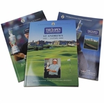 1998, 1999, & 2000 OPEN Championship Official Programs - Woods, OMeara, & Laurie