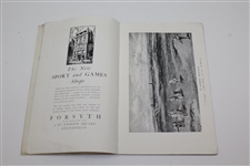 1929 OPEN Championship at Muirfield Official Friday Program with Draw Sheet - Walter Hagen Win