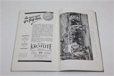 1929 OPEN Championship at Muirfield Official Friday Program with Draw Sheet - Walter Hagen Win