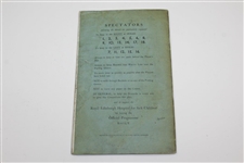 1929 OPEN Championship at Muirfield Official Friday Program with Draw Sheet - Walter Hagen Win