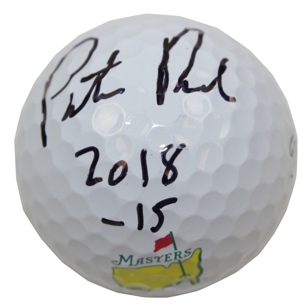 Patrick Reed Signed Titleist  Masters Logo Golf Ball w/2018 & '-15' JSA #QQ22043