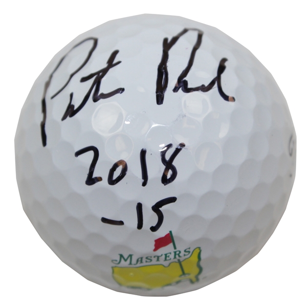 Patrick Reed Signed Titleist  Masters Logo Golf Ball w/2018 & -15 JSA #QQ22043