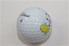 Patrick Reed Signed Titleist  Masters Logo Golf Ball w/2018 & '-15' JSA #QQ22043