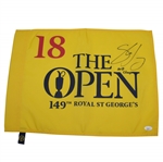 Shane Lowry Signed 2019 OPEN at Royal St. Georges Flag w/2019 JSA #MM58575