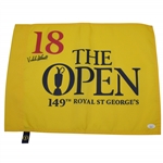 Victor Hovland Signed 2021 OPEN at Royal St. Georges Flag JSA #MM58574