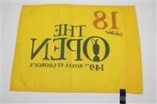 Victor Hovland Signed 2021 OPEN at Royal St. George's Flag JSA #MM58574