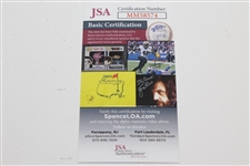 Victor Hovland Signed 2021 OPEN at Royal St. George's Flag JSA #MM58574