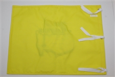 Patrick Reed Signed 2018 Masters Flag w/Champ, Score, Under Par Inscr. JSA #QQ22041