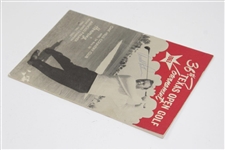 Arnold Palmer Signed 1963 Texas Open Official Program JSA ALOA