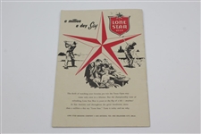 Arnold Palmer Signed 1963 Texas Open Official Program JSA ALOA