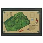 Muirfield Course Topographic Layout Map Placemat - 1984
