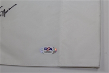 Jack Nicklaus Signed Muirfield Logo Embroidered Flag PSA #AJ25063