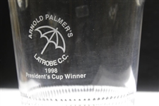 1998 Arnold Palmer's Latrobe CC President's Cup Winnner Glass Pitcher Trophy