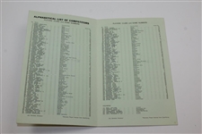 Jack Nicklaus Signed 1978 OPEN at St. Andrews Wednesday Order of Play JSA ALOA