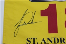 Tiger Woods Signed 2000 OPEN at St. Andrews Flag - Large Signature JSA ALOA