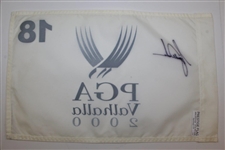 Tiger Woods Signed 2000 PGA at Valhalla Flag - Large Signature JSA ALOA
