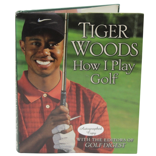 Tiger Woods Signed 2000 How I Play Golf Book JSA ALOA