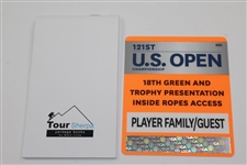 2021 US Open at Torrey Pines Yardage Book, Player/Family Access, & Father's Day Pin