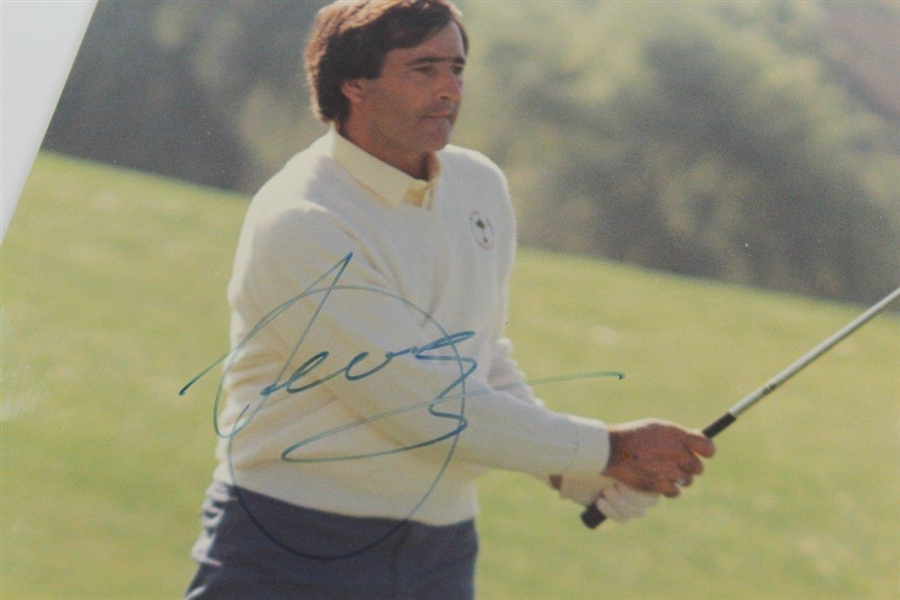 Seve Ballesteros Signed Photo From Ryder Cup In Team Sweater JSA ALOA