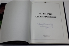 1985 PGA Championship at Cherry Hills Annual Book with Unknown Auto