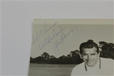 Julius Boros Signed & Personalized Wilson Staff Photo JSA ALOA