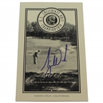 Tiger Woods Signed 1996 US Collegiate Championship at Pasatiempo Program JSA ALOA