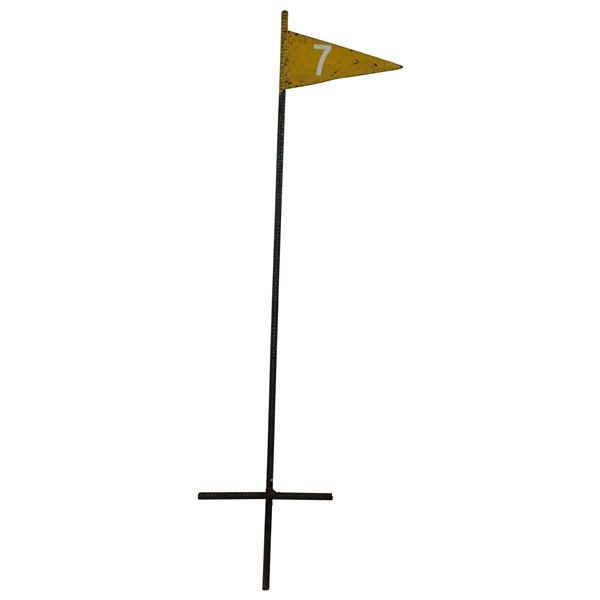 Vintage Yellow Flag Marker - #7