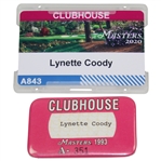 Lyentte Coodys 1993 & 2020 Clubhouse Badges - Charles Coody Collection