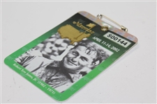 2002 & 2005 Masters SERIES Badges - Tiger Woods Winner