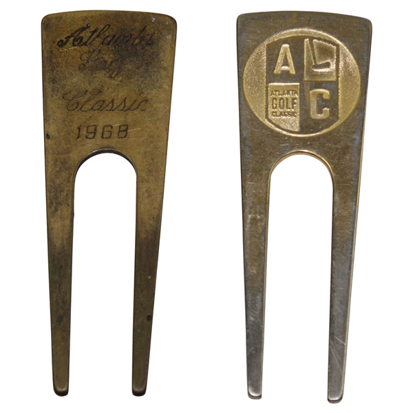 Charles Coodys 1968 & Undated Atlanta Golf Classic Divot Tools